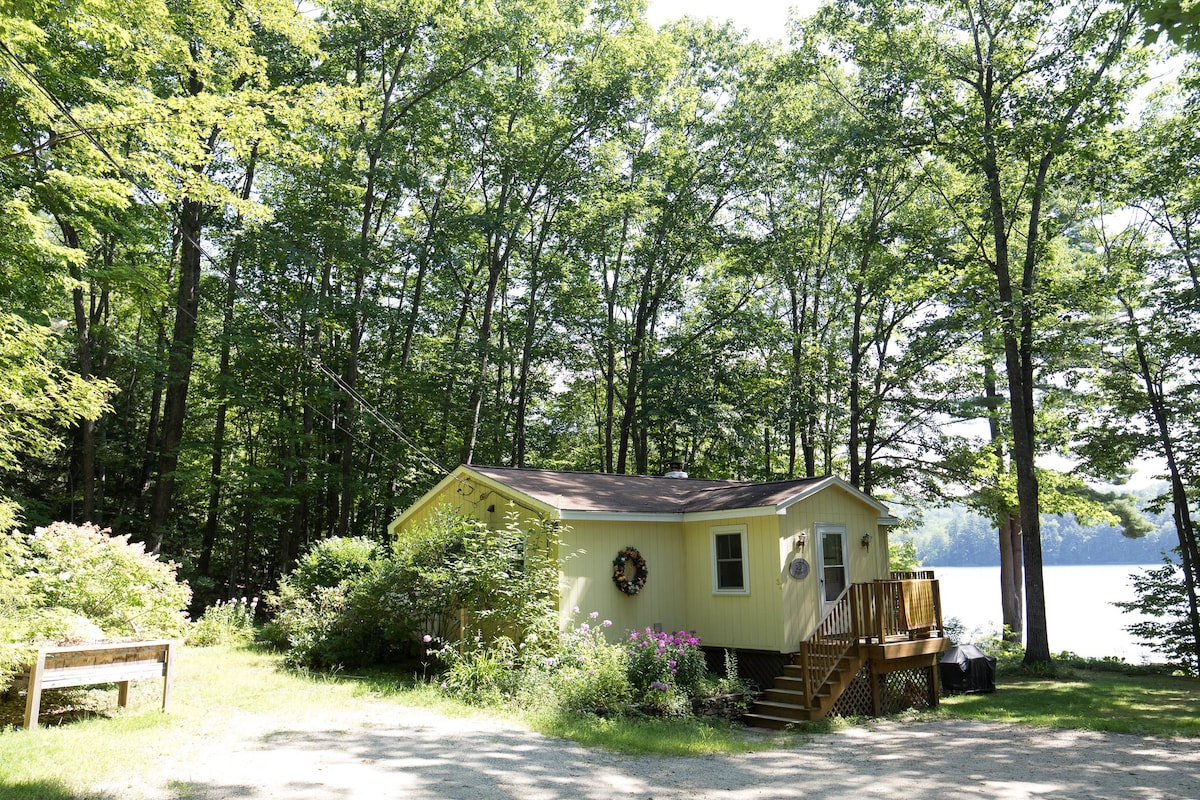 海湾私人海滨小屋，带码头和漂浮物