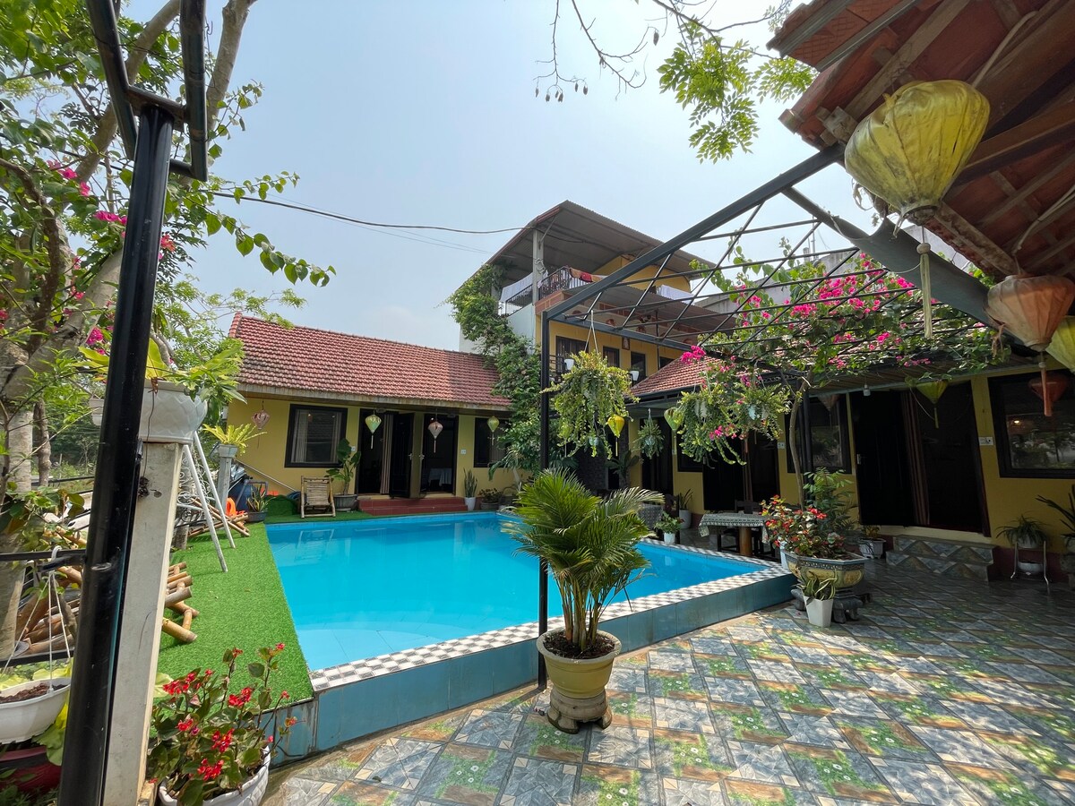 2 Queen Beds With Pool view_Phong Nha ecolodge