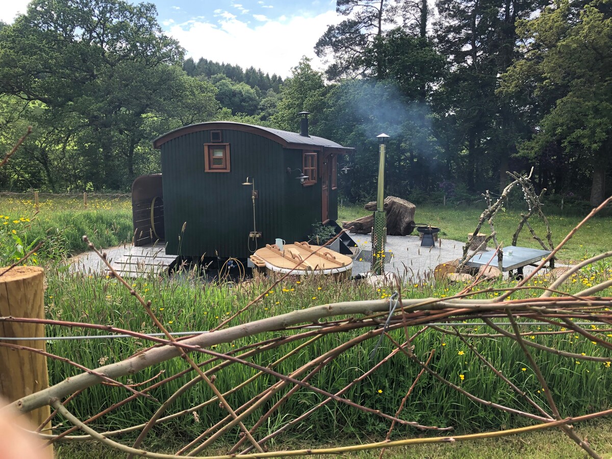 金银花牧羊人小屋~豪华~热水浴缸