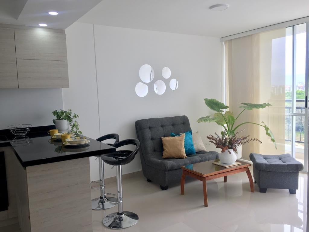 Hermoso y acogedor apartamento con piscina