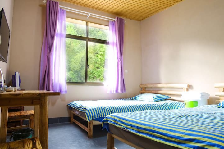 给自己一个放松,享受大围山天然氧吧自然空调房