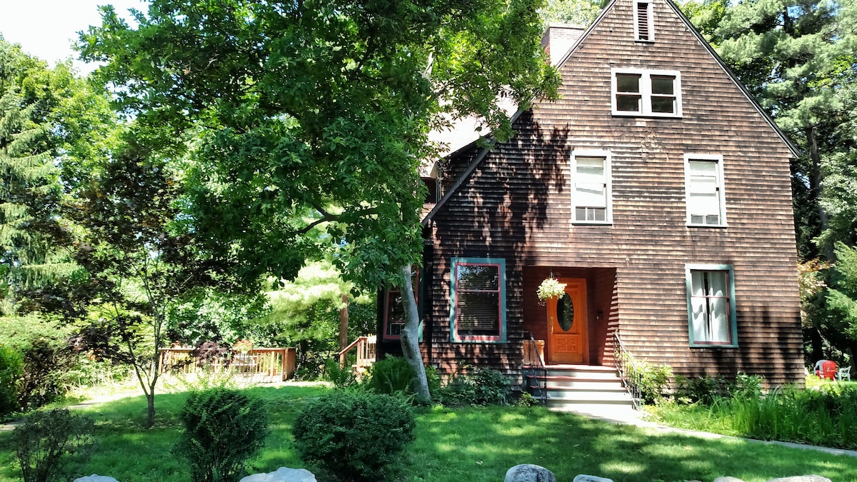 Walk to Campus from this Gorge-Side Historic Home