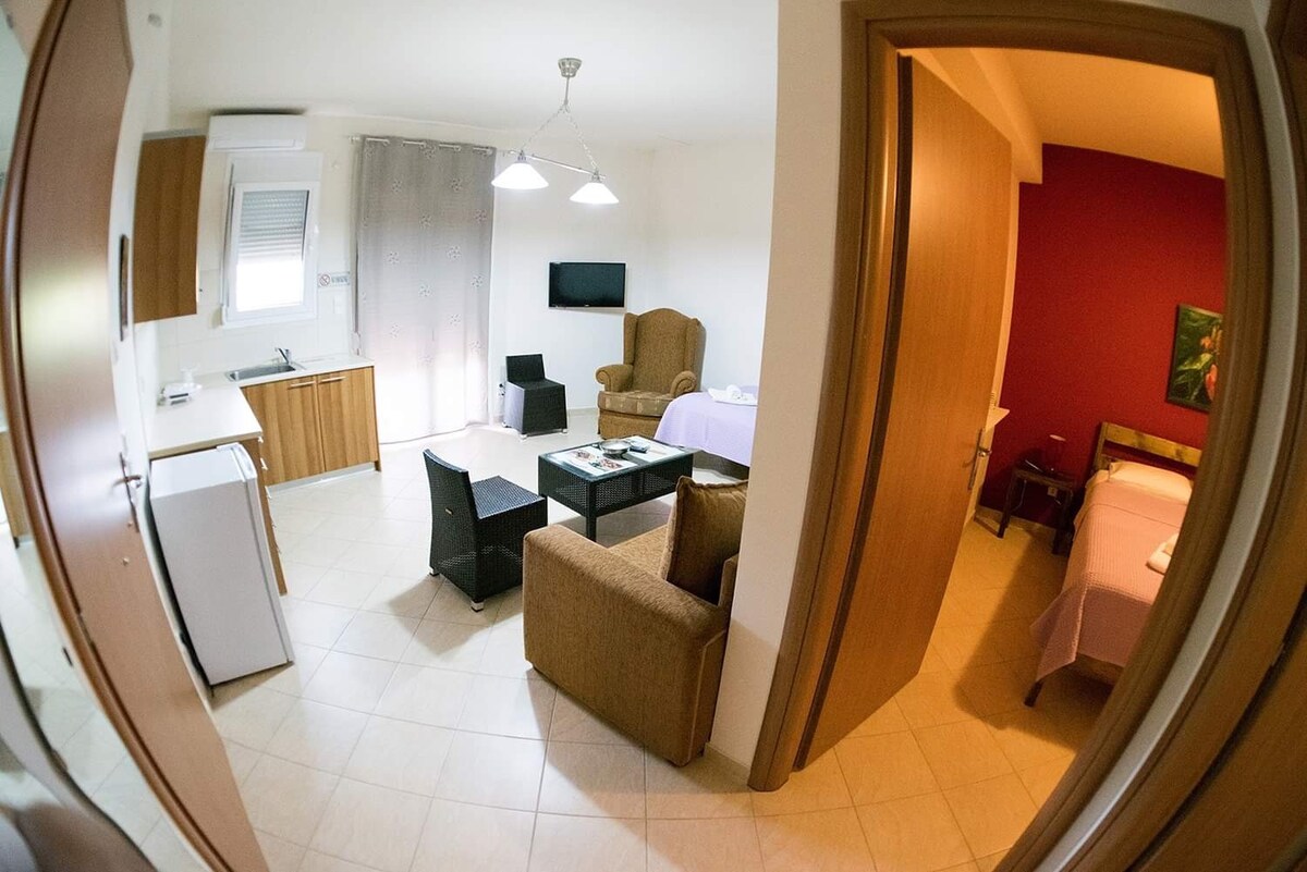靠近特里卡拉和Meteora的Agrelia舒适公寓