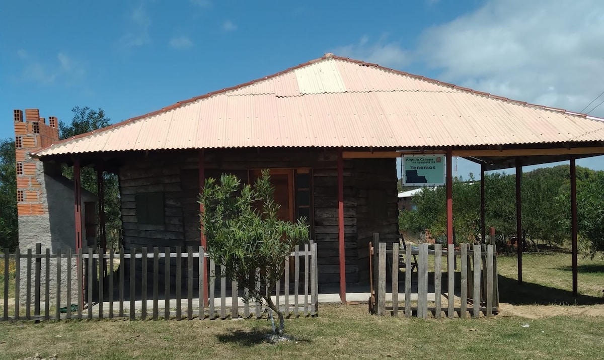 Alugo cabana mobiliada na Barra do Chui Brasil.