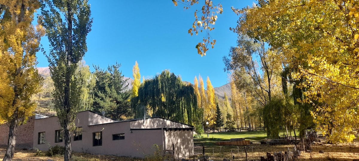 Ranch house in Potrerillos mountains.