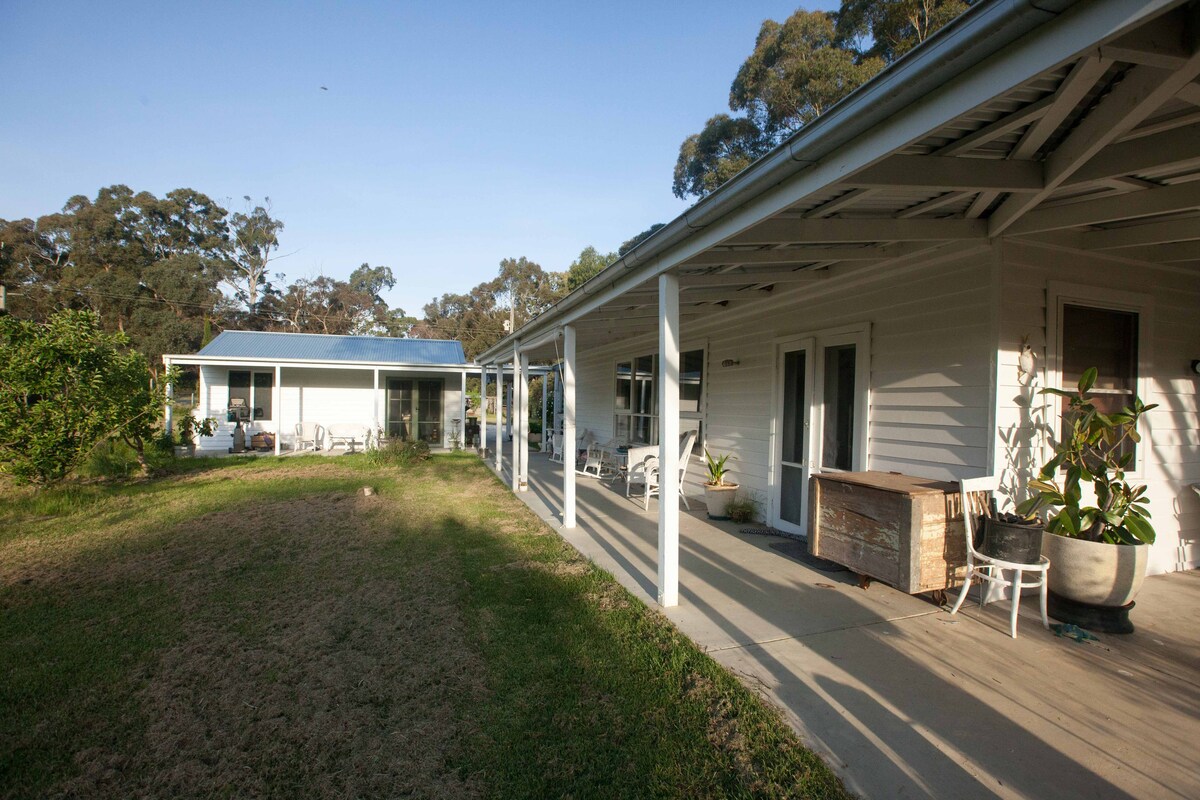 音乐剧Gully乡村小屋和本地鸟类天堂