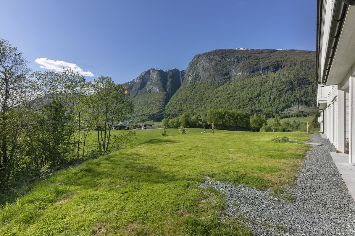 全新公寓，可欣赏峡湾和山脉的Loen美景