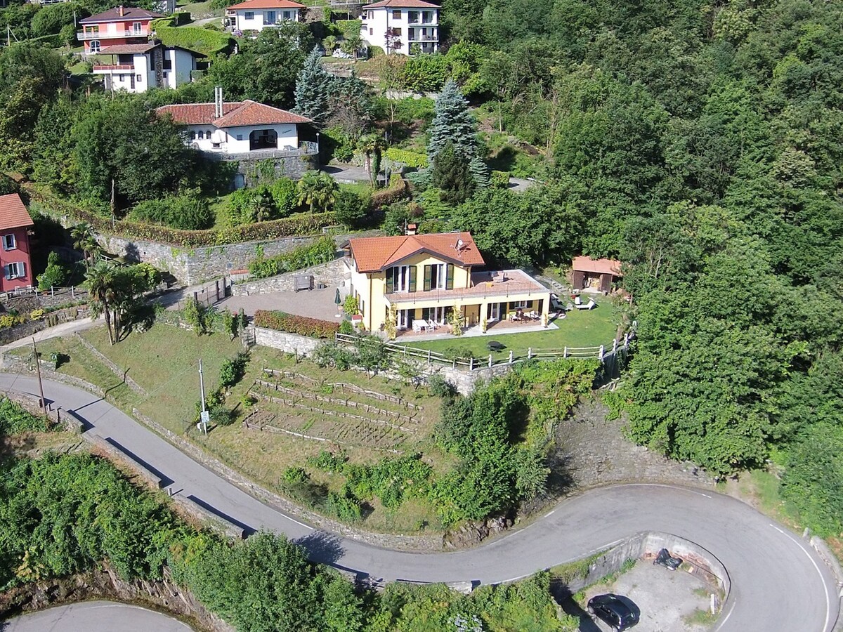 单间公寓，可欣赏马焦雷湖（ Lake Maggiore ）的美