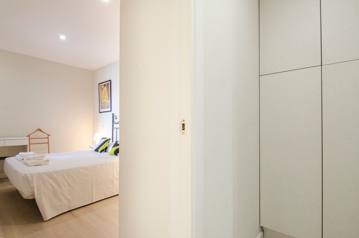 舒适的1卧室公寓，位置优越，带阳台-无线网络