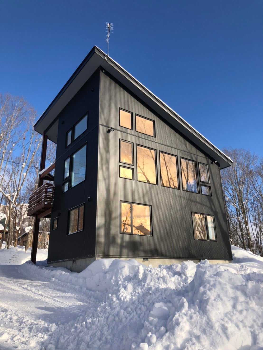 Niseko Annupuri Akira Soga安静的森林住宅