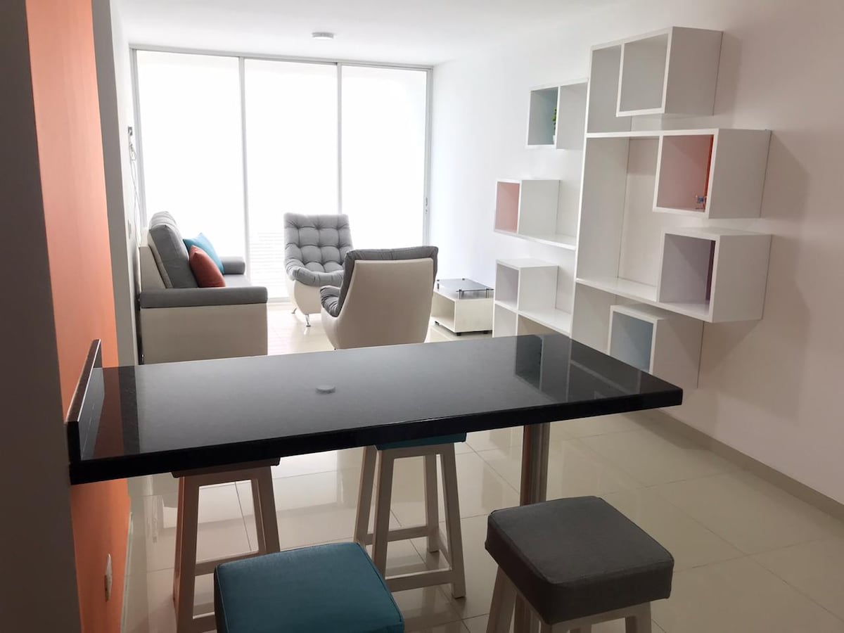 Apartamento 503 Nuevo en Caobos Completo amoblado