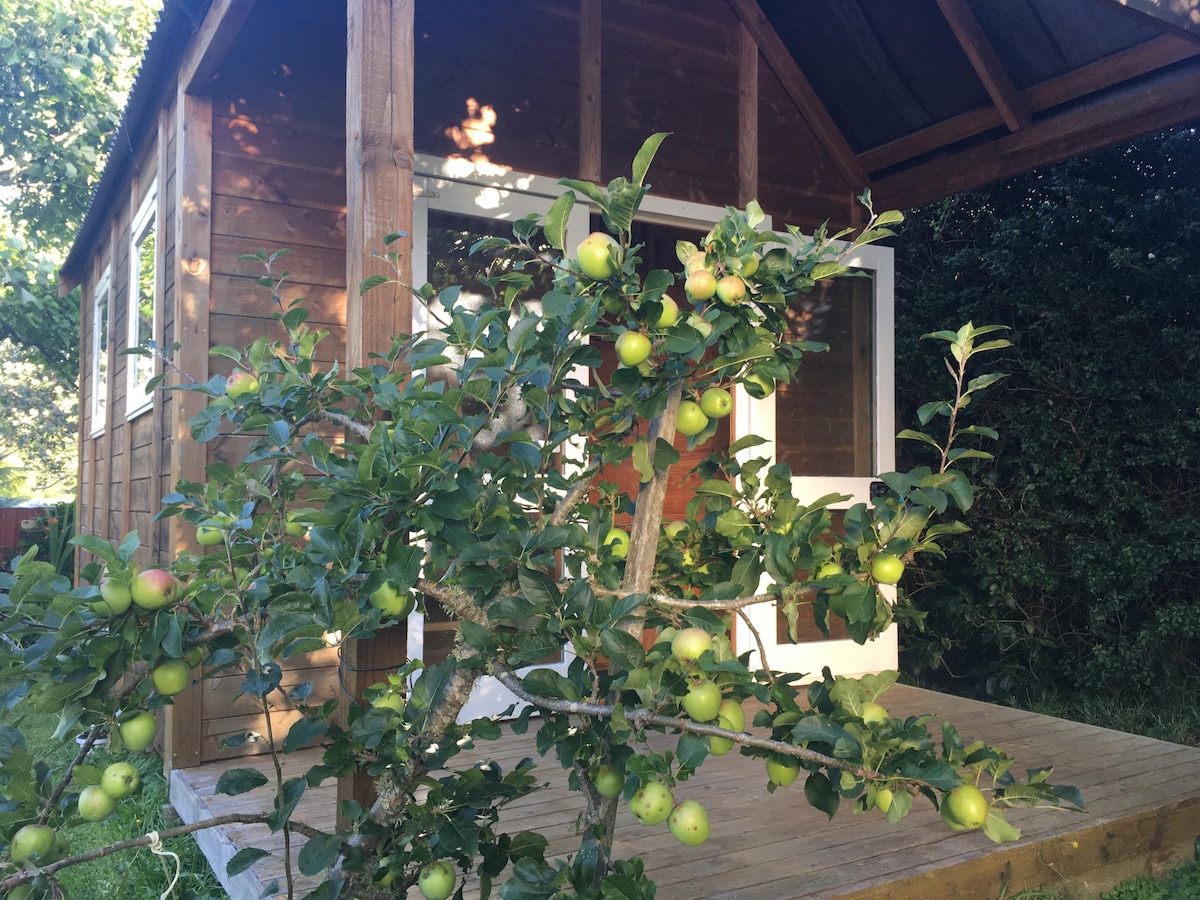 绿色苹果小木屋