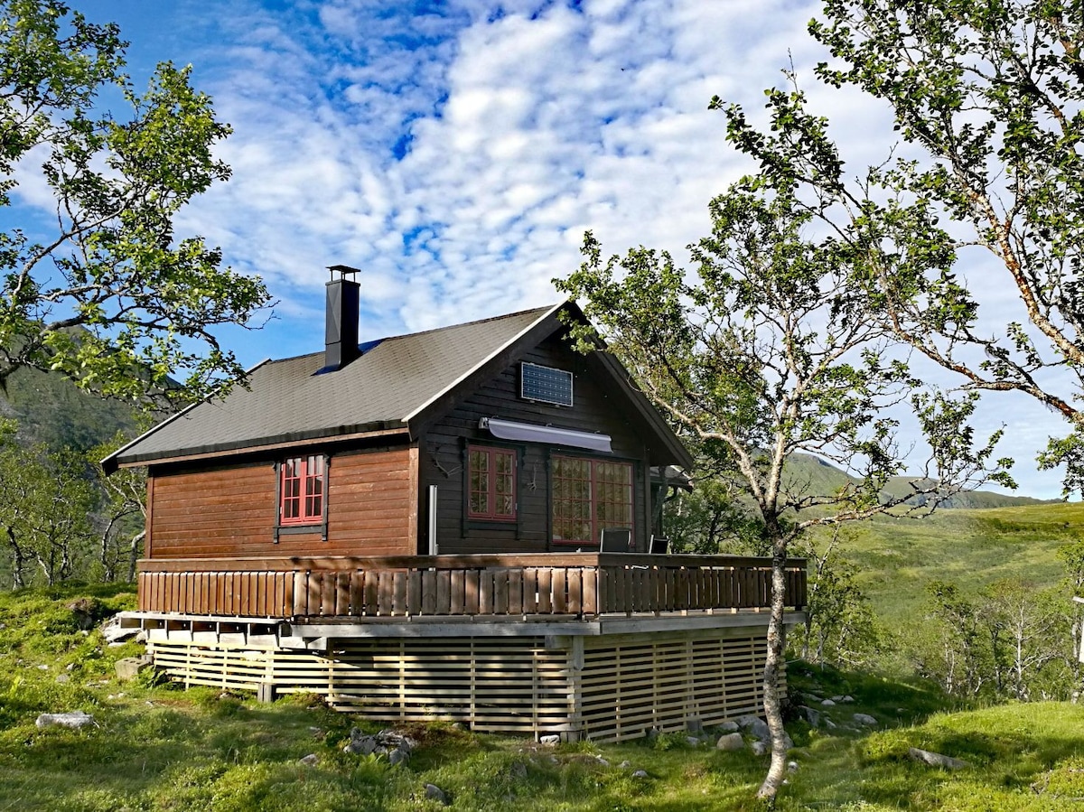 美丽Vesterålen的山间小屋