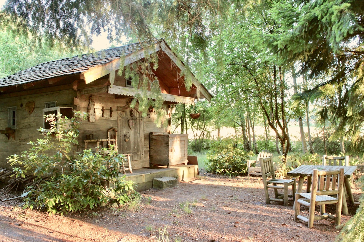 珍稀自然遗址上的美妙老小屋
