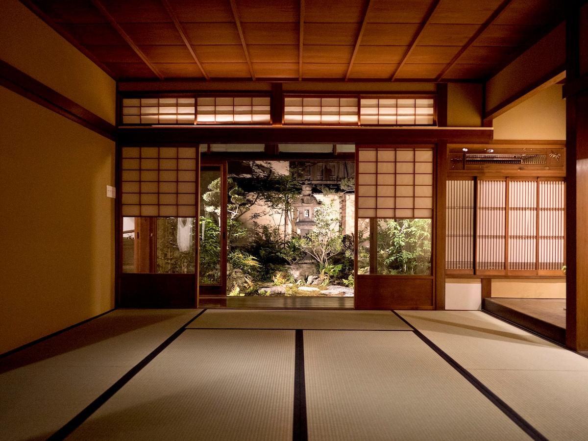 300平方米的独特豪华联排别墅，靠近京都站。