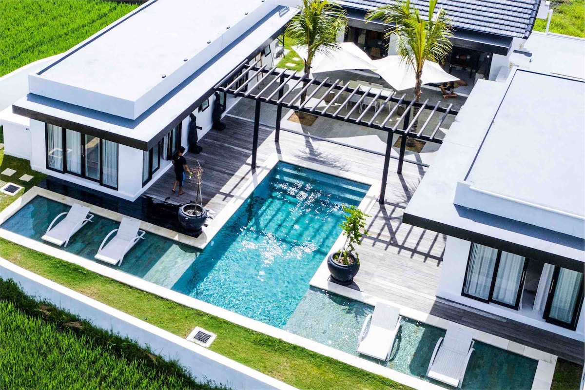 Amazing! 3 Bdr Villa in the middle of Ricefields