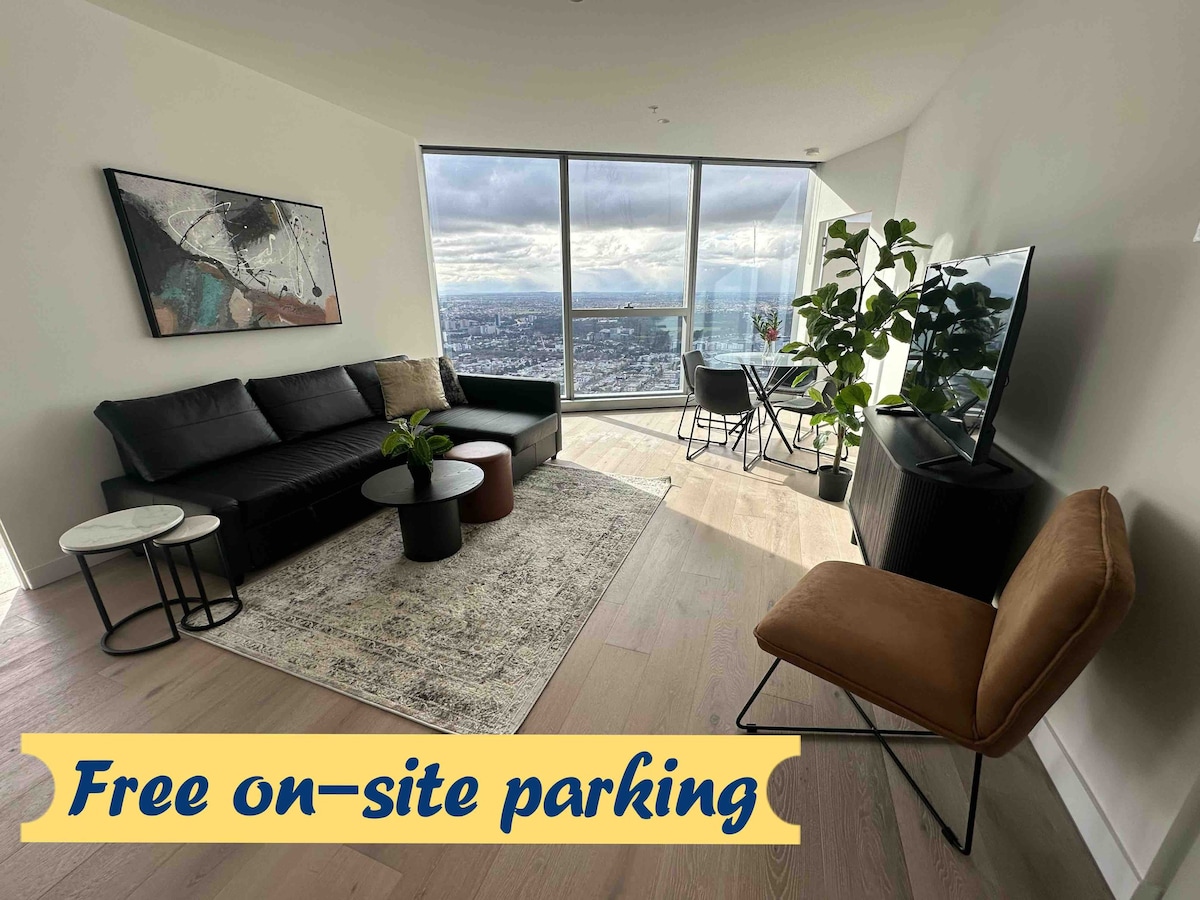 L60 +海景顶层公寓，带免费停车位和泳池