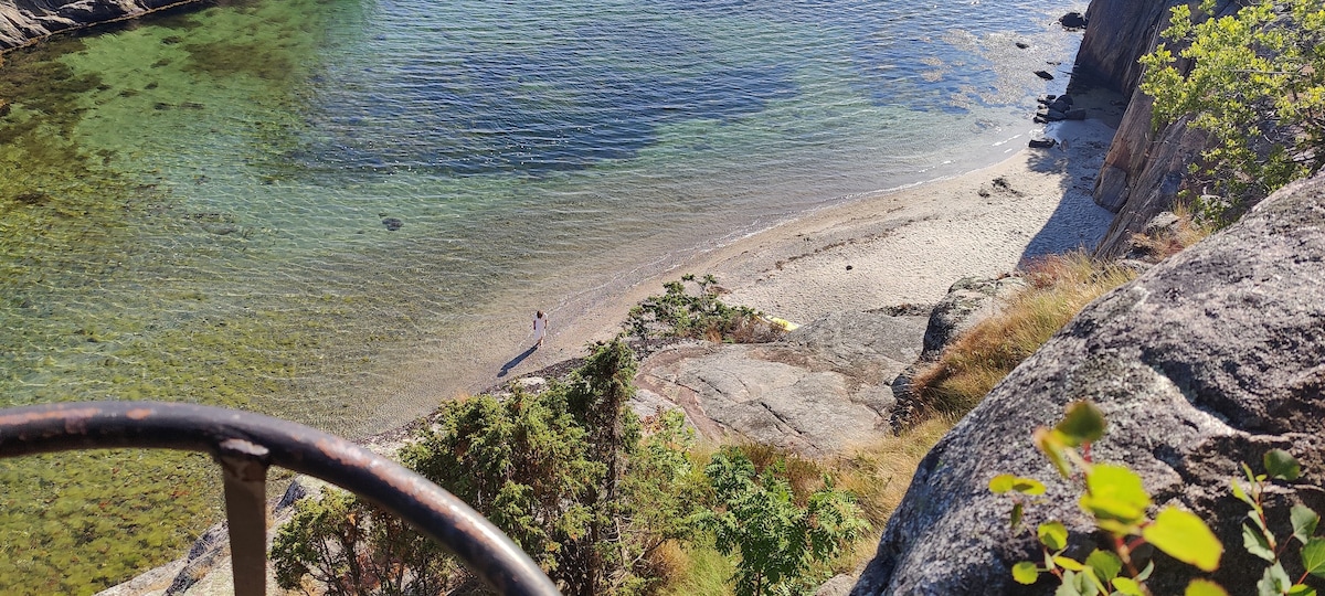 Risør海滩、森林和海景！