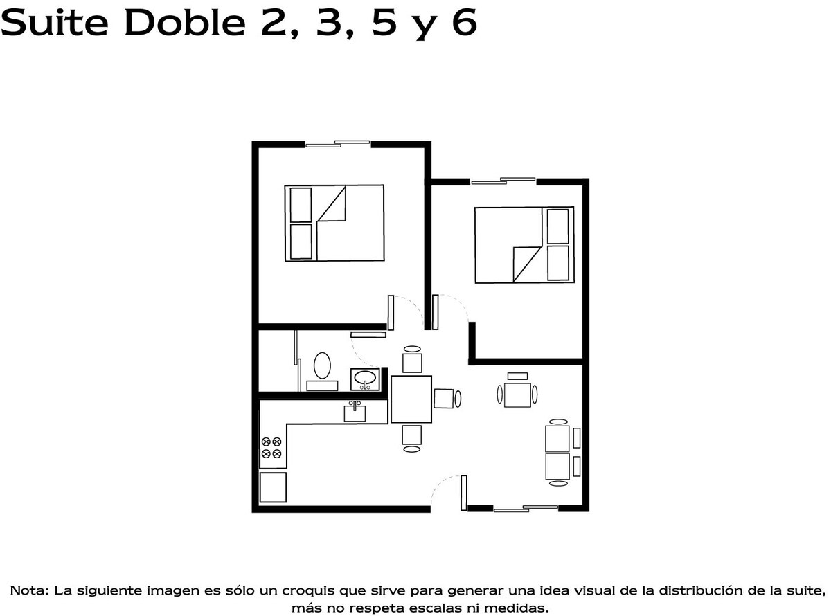 Suite Doble - Suites María Antonieta