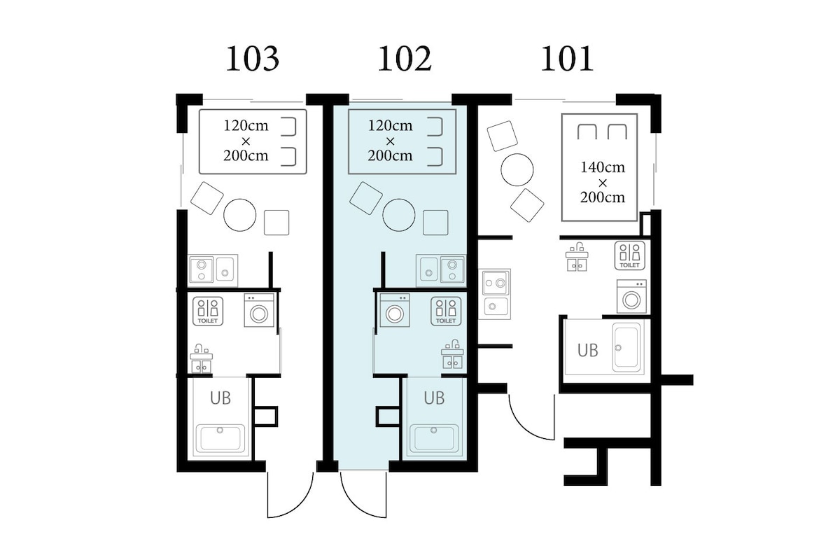 Itos Ebisu 102新建， JR惠比寿， 2分钟涩谷