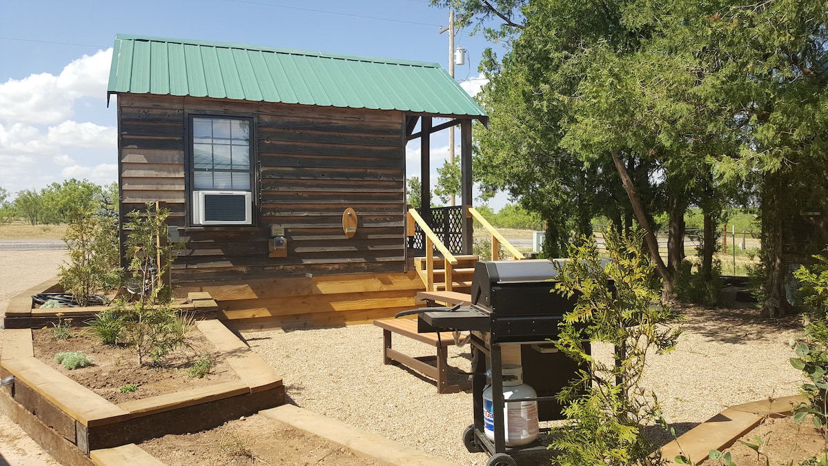 The Roadrner Tiny Cabin at Palo Duro Canyon