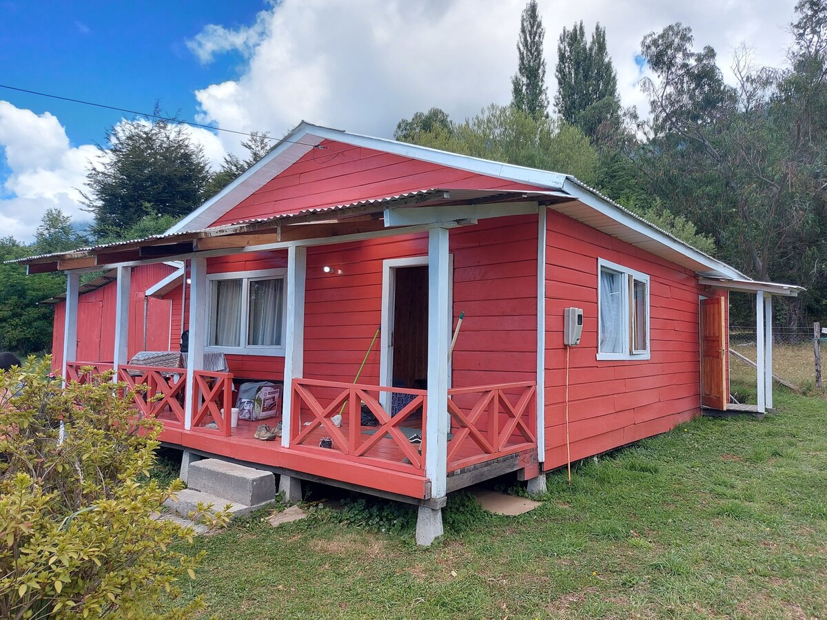 Cabaña rústica en Lago Ranco