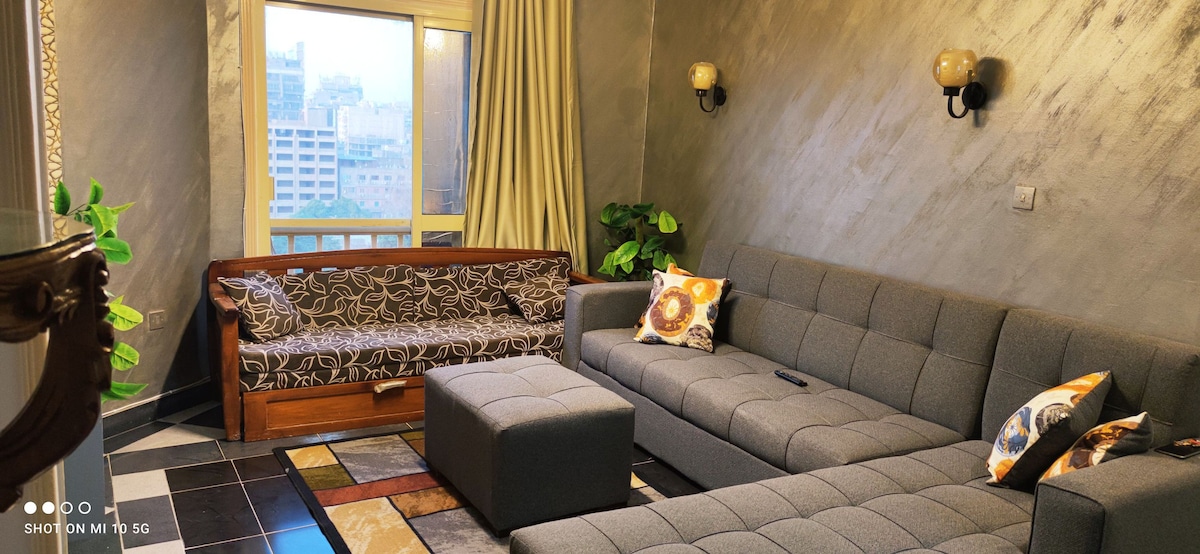 开罗市中心Dokki令人惊叹的豪华单间公寓