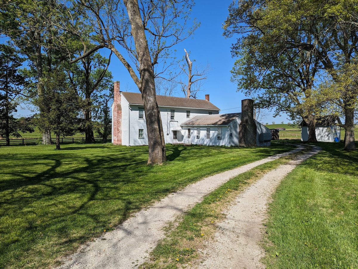 Historic Farmhouse in KY Horse Country