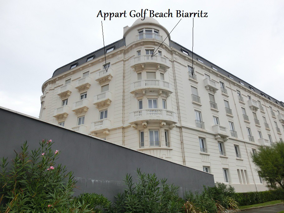 公寓rotonde Biarritz海景高尔夫