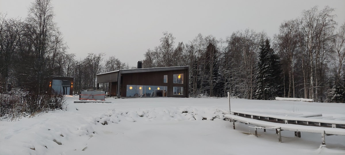 Piteå小岛上的建筑师设计的群岛房屋