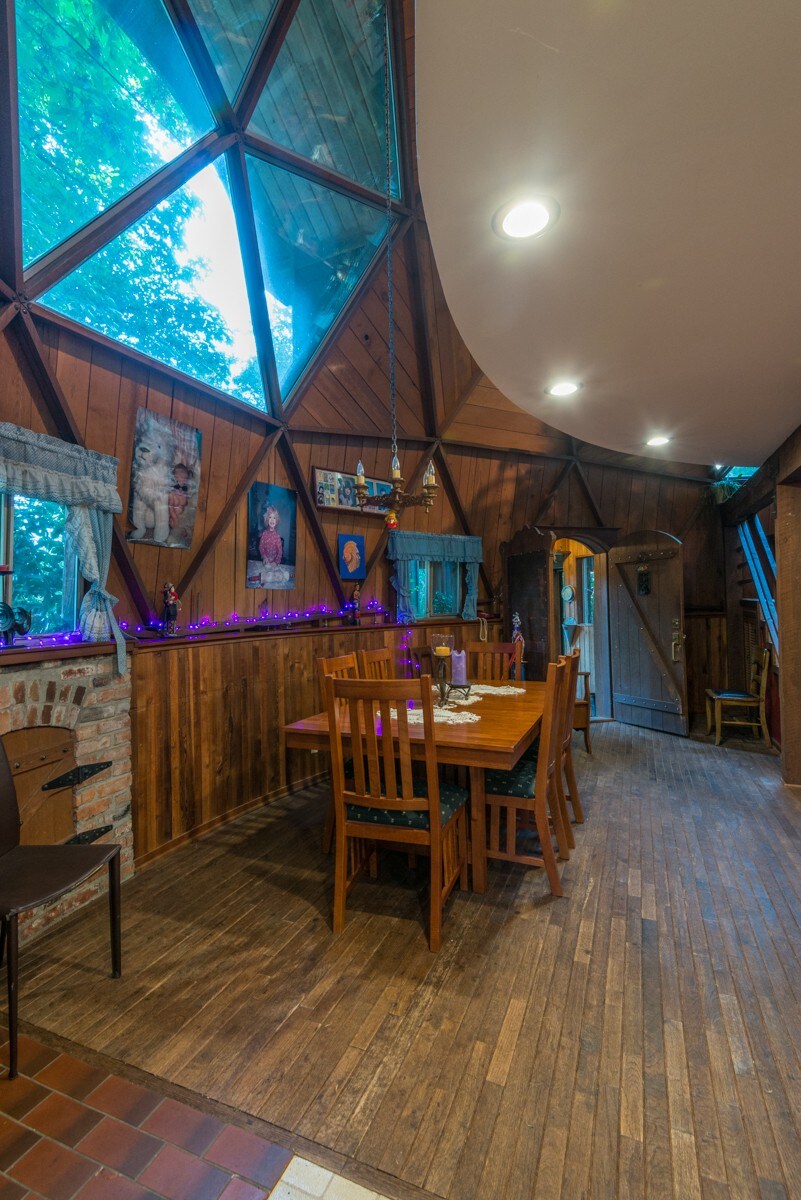 DOMICILE农场Woodinville Geodesic Dome House