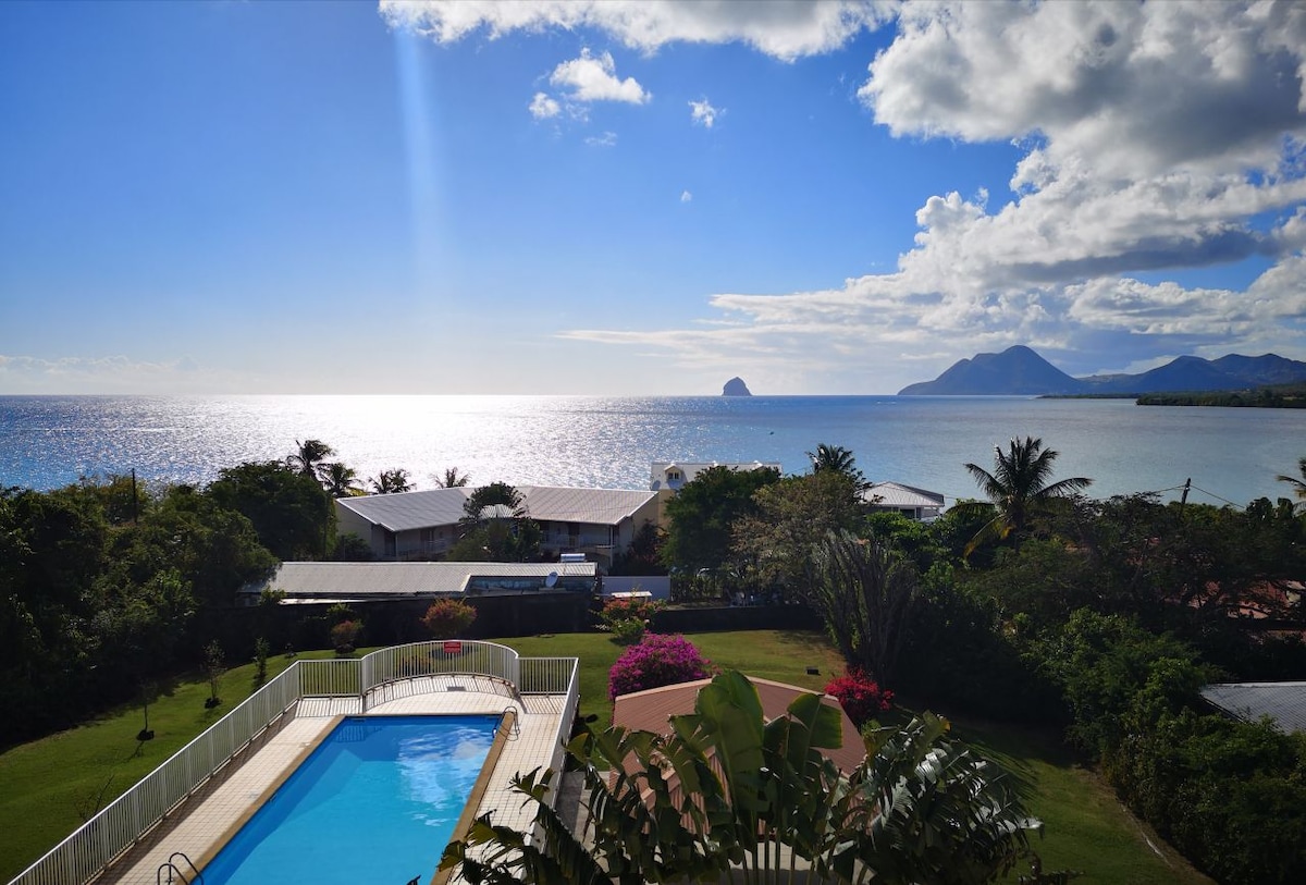 La Perle VUE MER plage et piscine Sainte-Luce