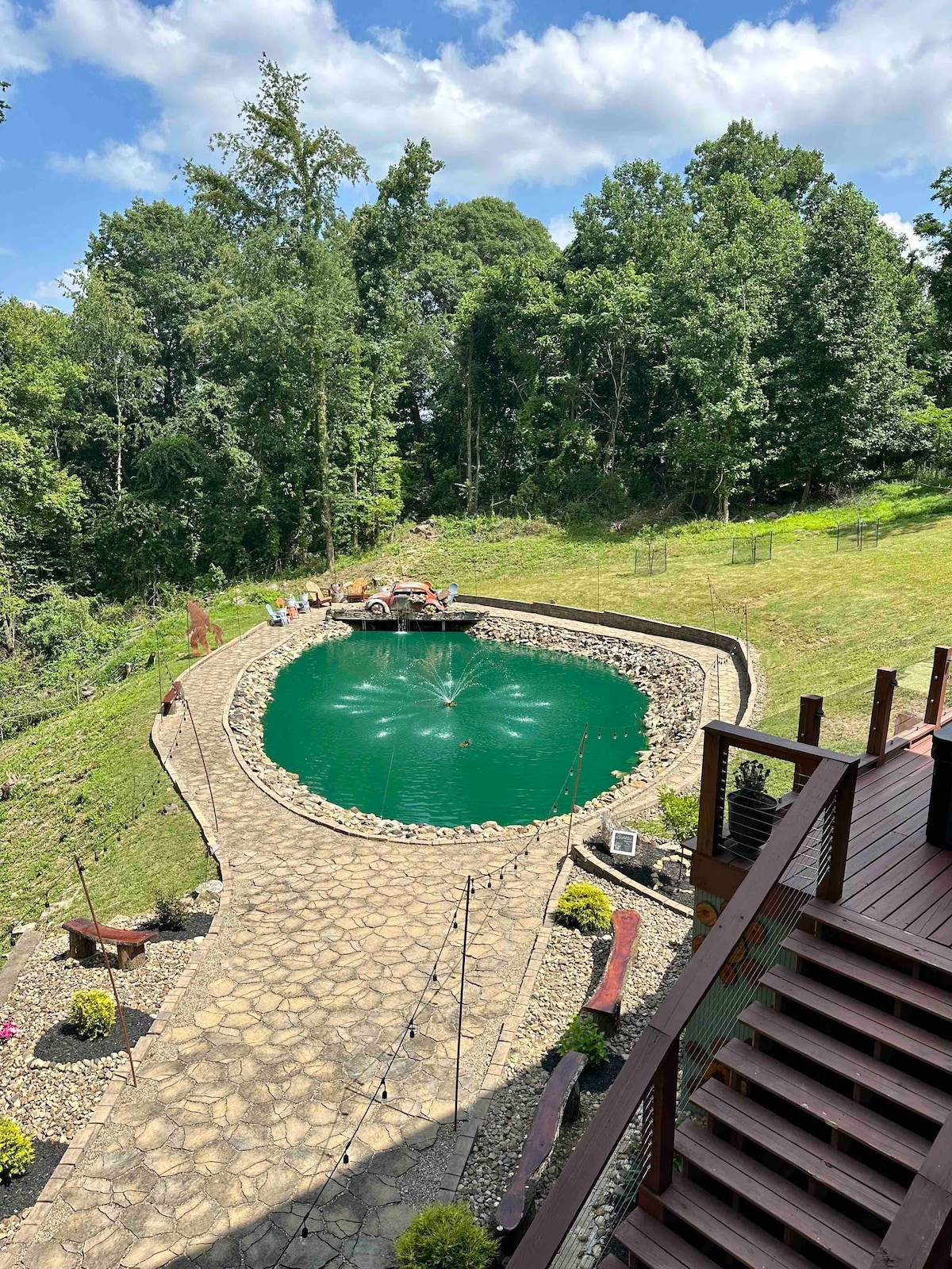 Retreat in the mountains with new hot tub & deck.