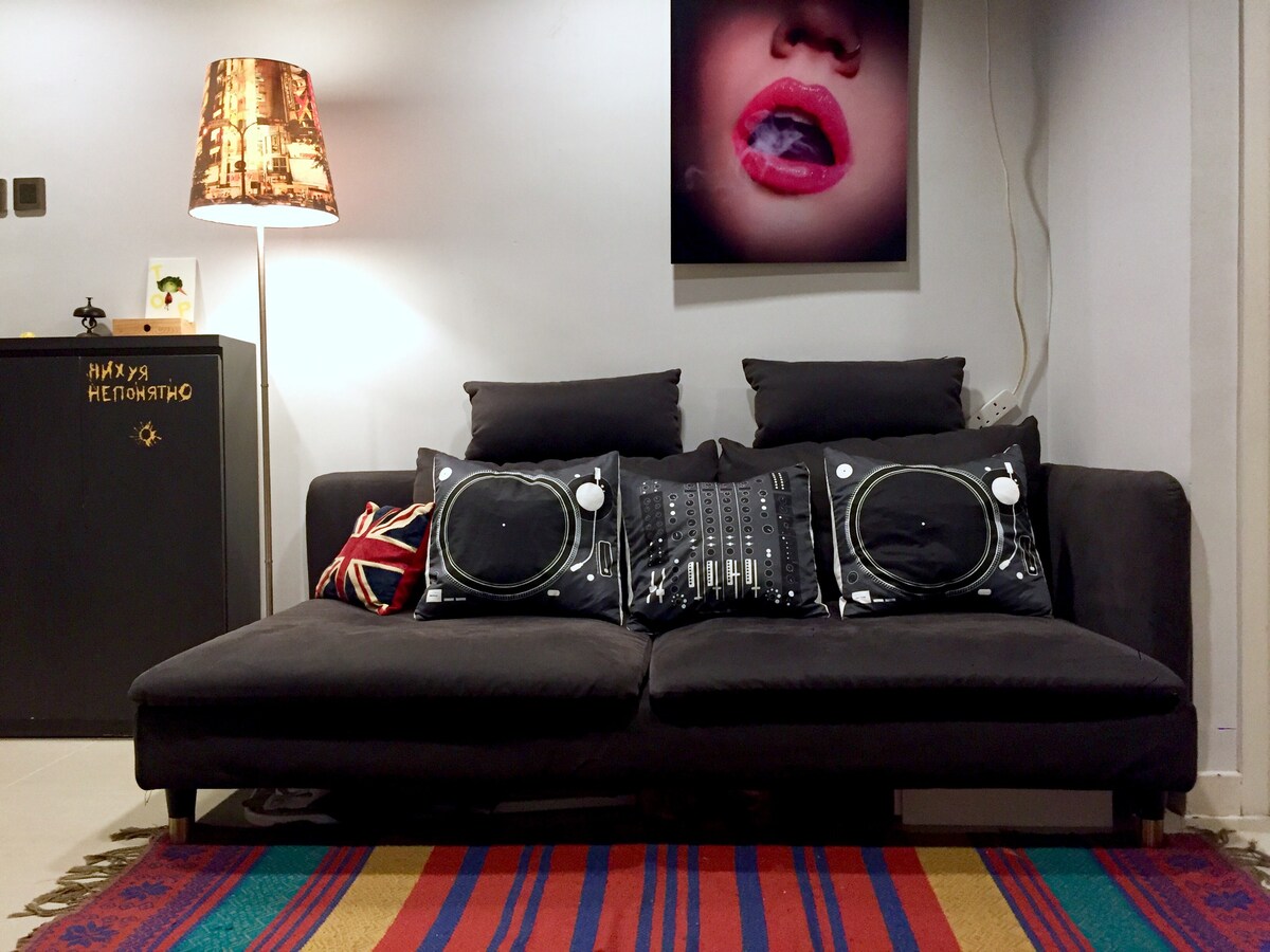 SYP艺术公寓中的可爱房间