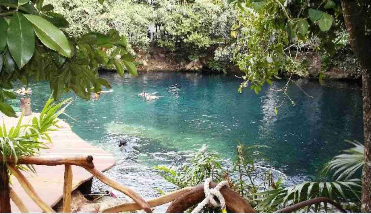 Lugar encantador con Cenotes y ecológico