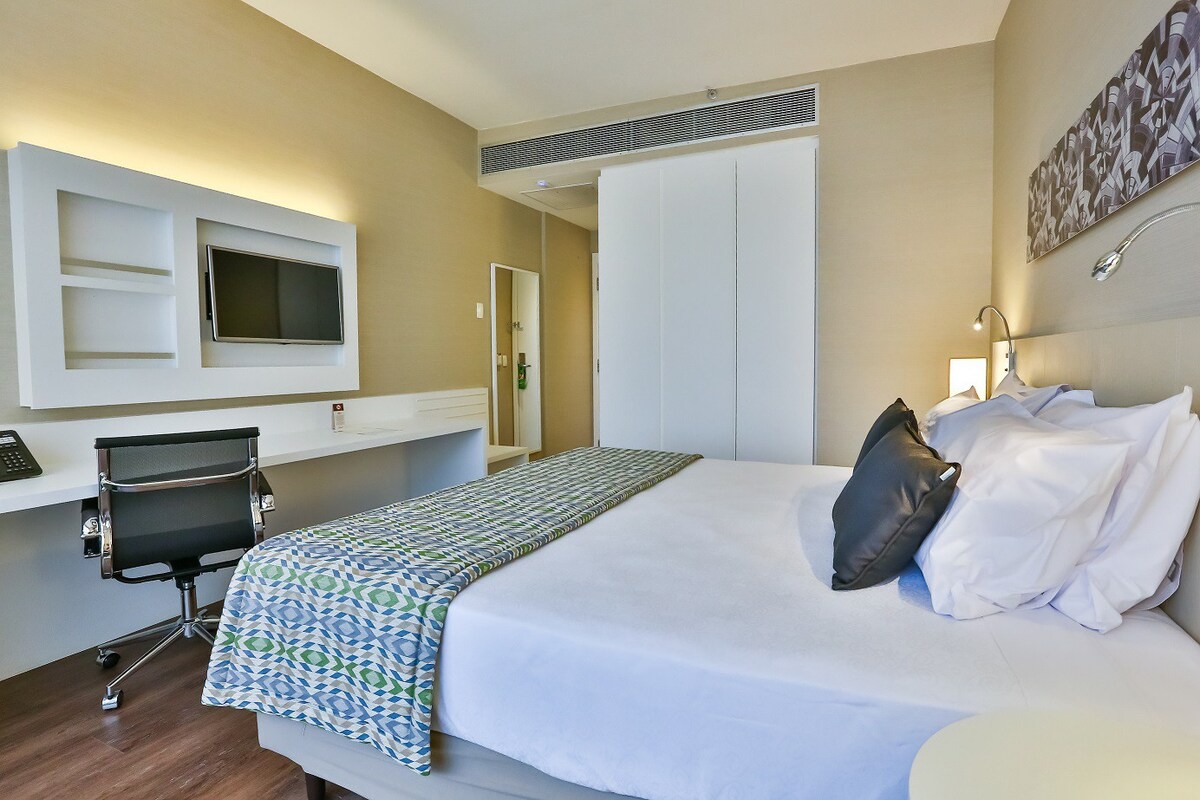 公寓酒店品质优良，舒适，地理位置优越双人客房
