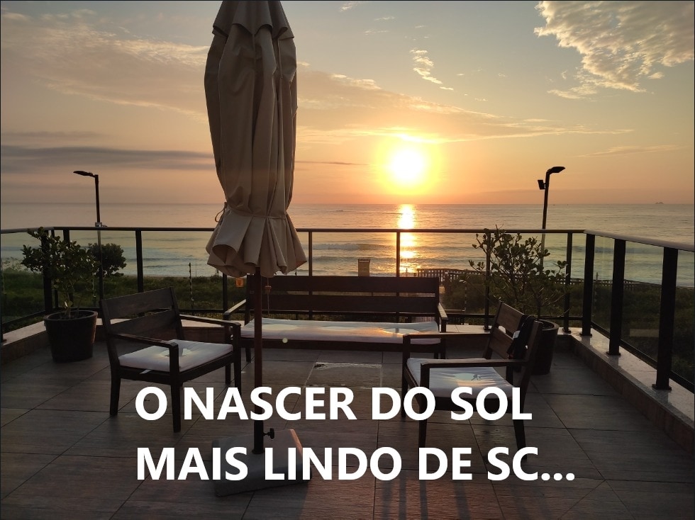 Apto alto padrão -O nascer do sol mais lindo de SC