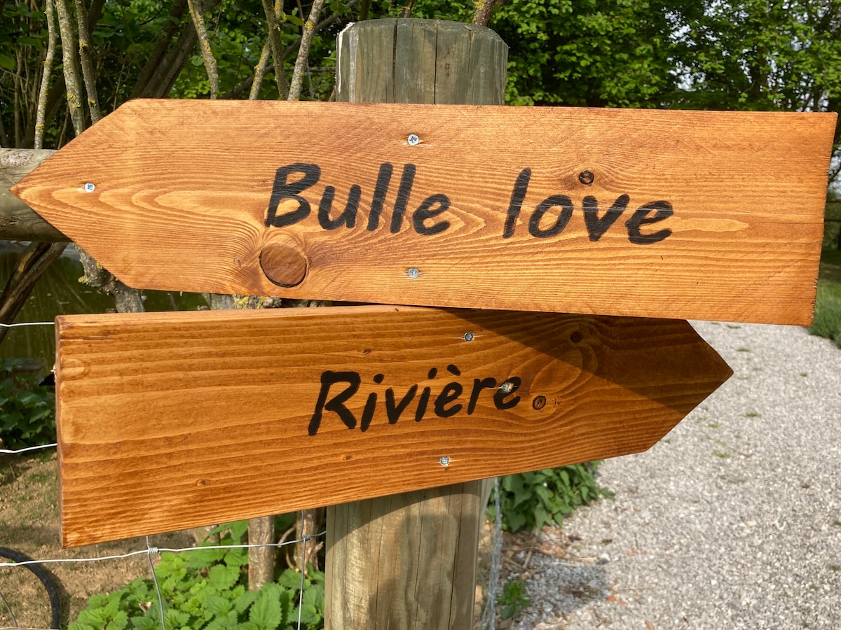 La bulle LOVE Au domaine du pré dieu