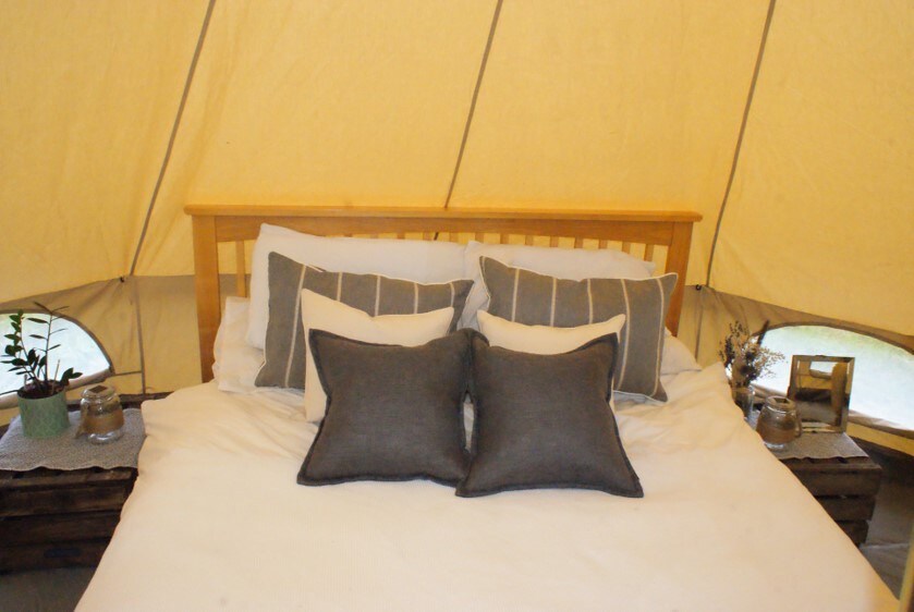 Luxury bell tent in the South Downs National Park