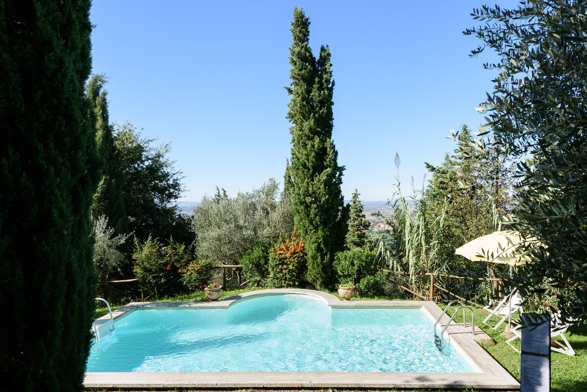 Serenella别墅，可睡2人，泳池靠近科尔托纳（ Cortona ）