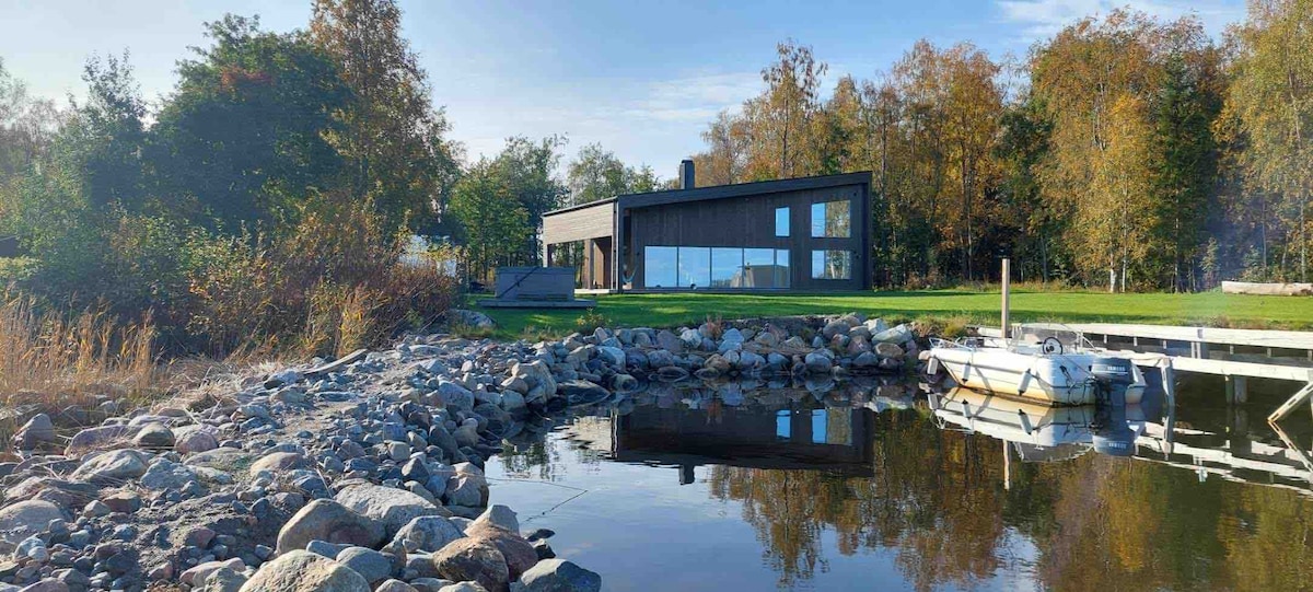 Piteå小岛上的建筑师设计的群岛房屋