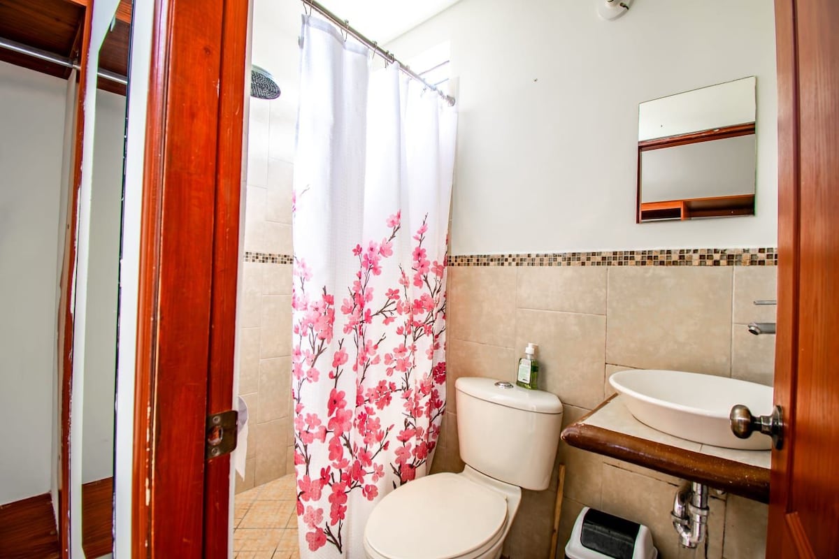 Preciosa habitación, A/C, baño y W clóset, Baño