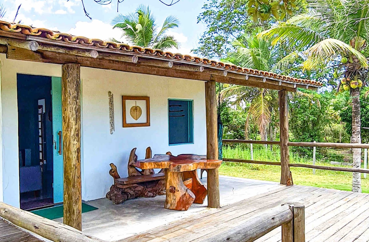 Casa Coqueiral, Corumbau BA | Fazenda beira- mar