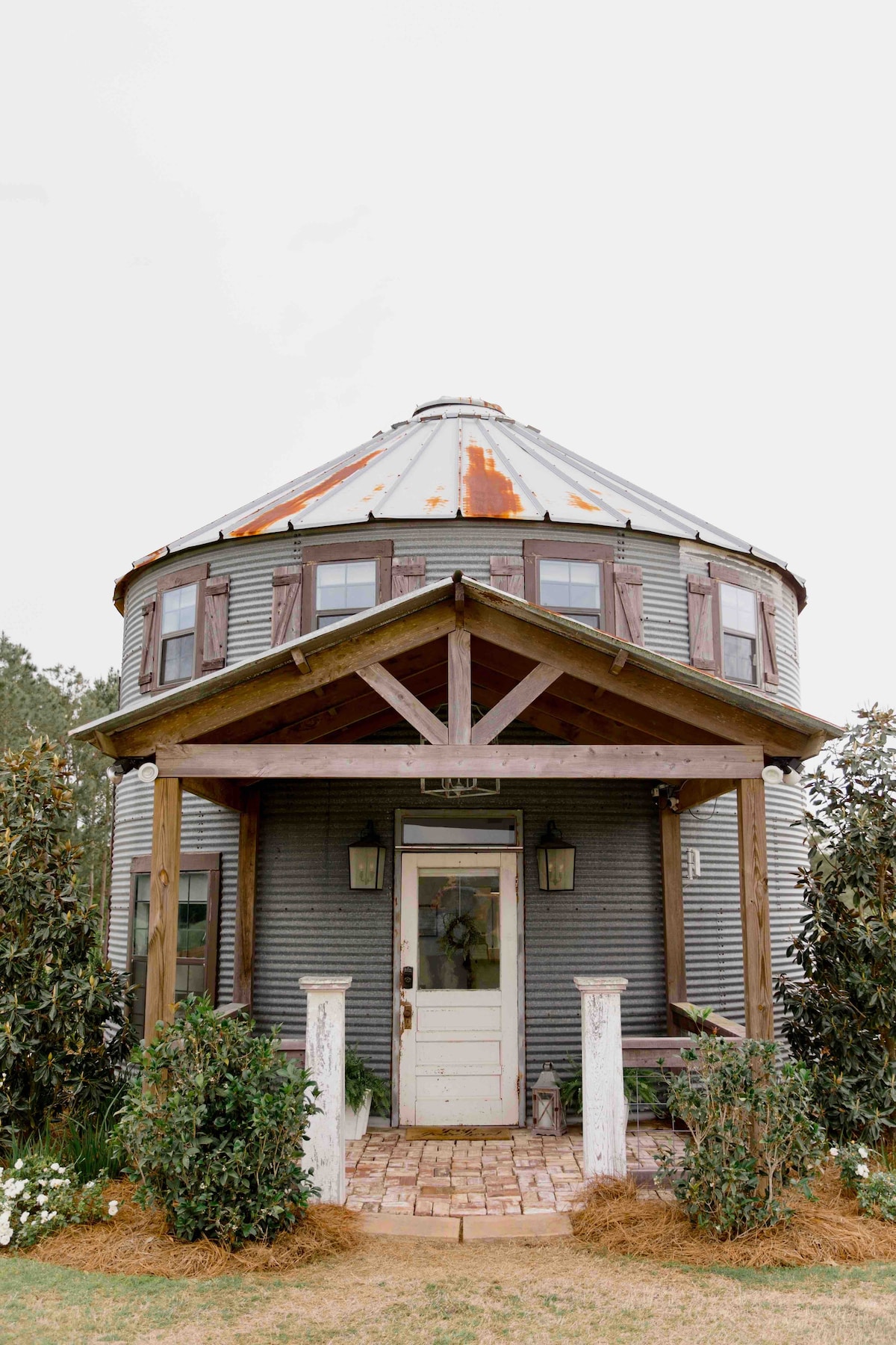 The Silo at Oak Hill Farm ~浪漫的室外浴室