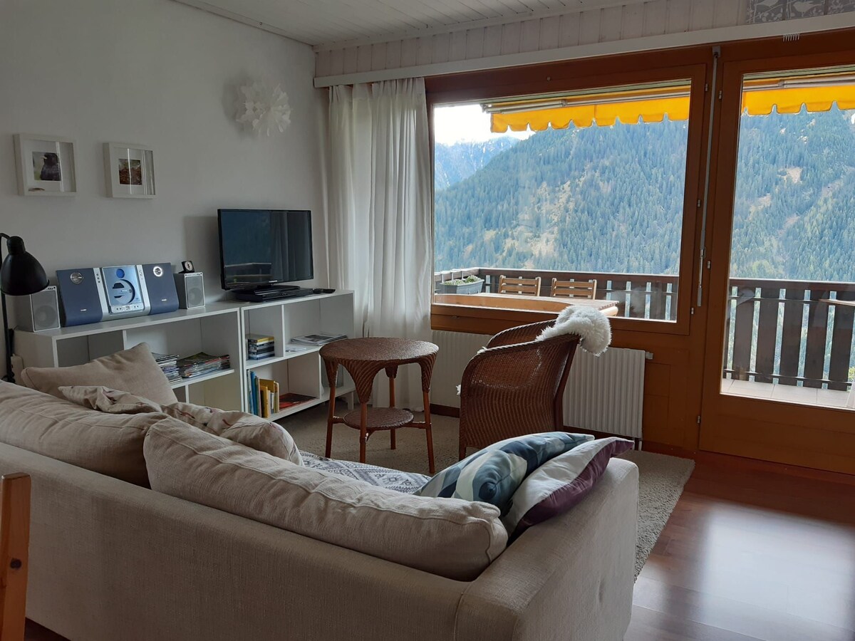 位于Val Lumnezia的安静阳光明媚的度假屋