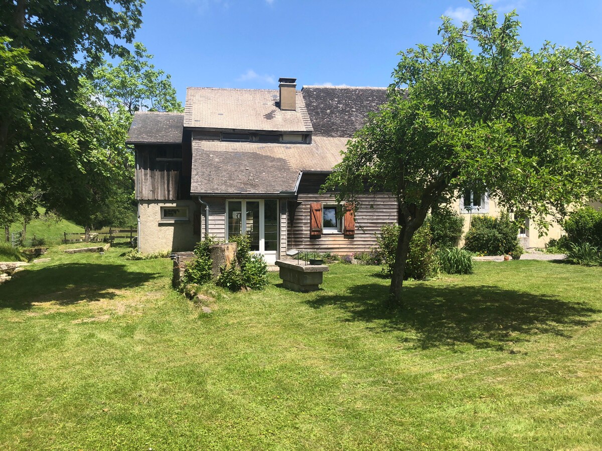 Grand gîte vue sur les montagnes