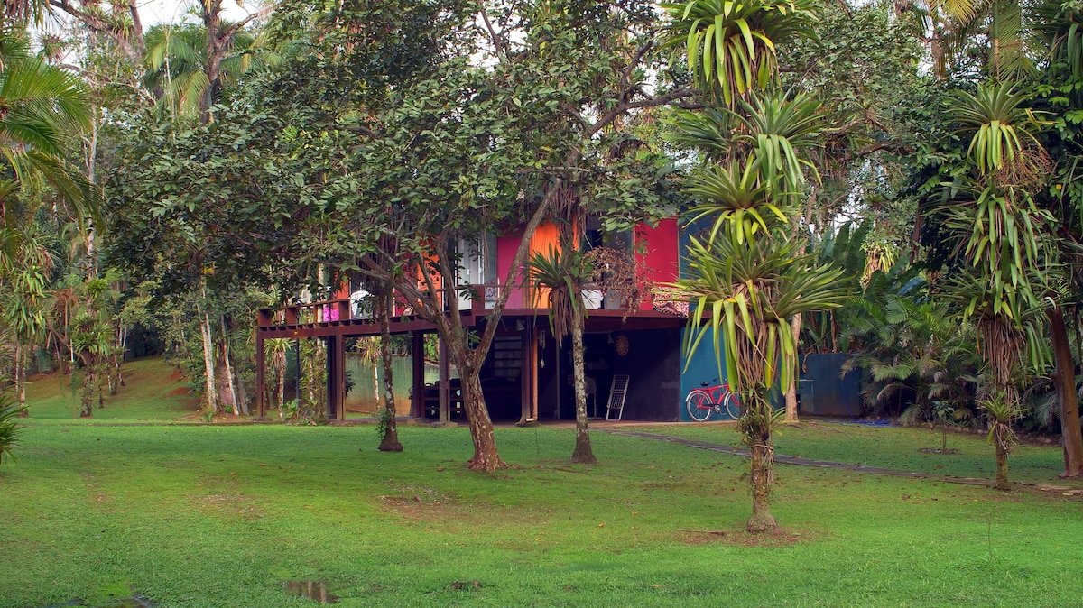 设计大西洋森林之家（ Atlantic Forest House ）。里约， Ofurô +1套房
