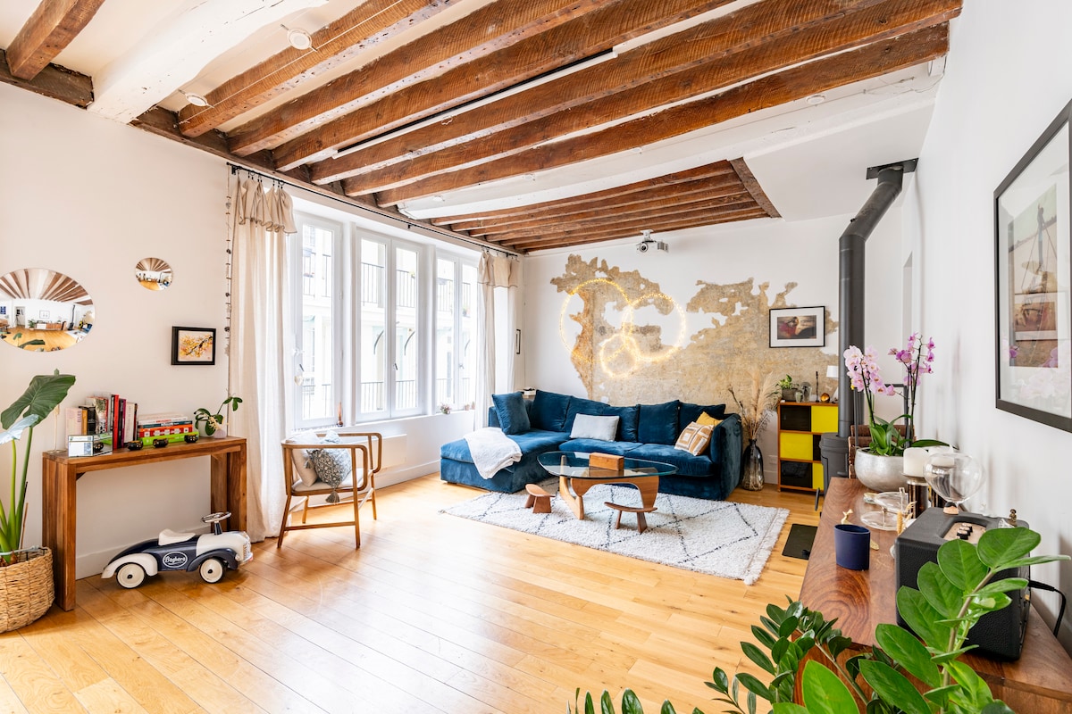 Superbe loft au coeur de Paris