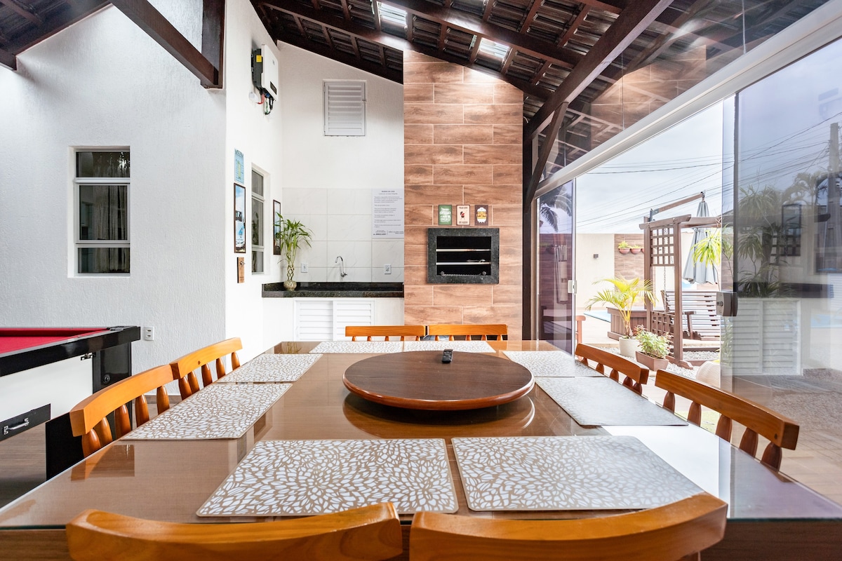 Casa Golfinho 348 -泳池和台球桌