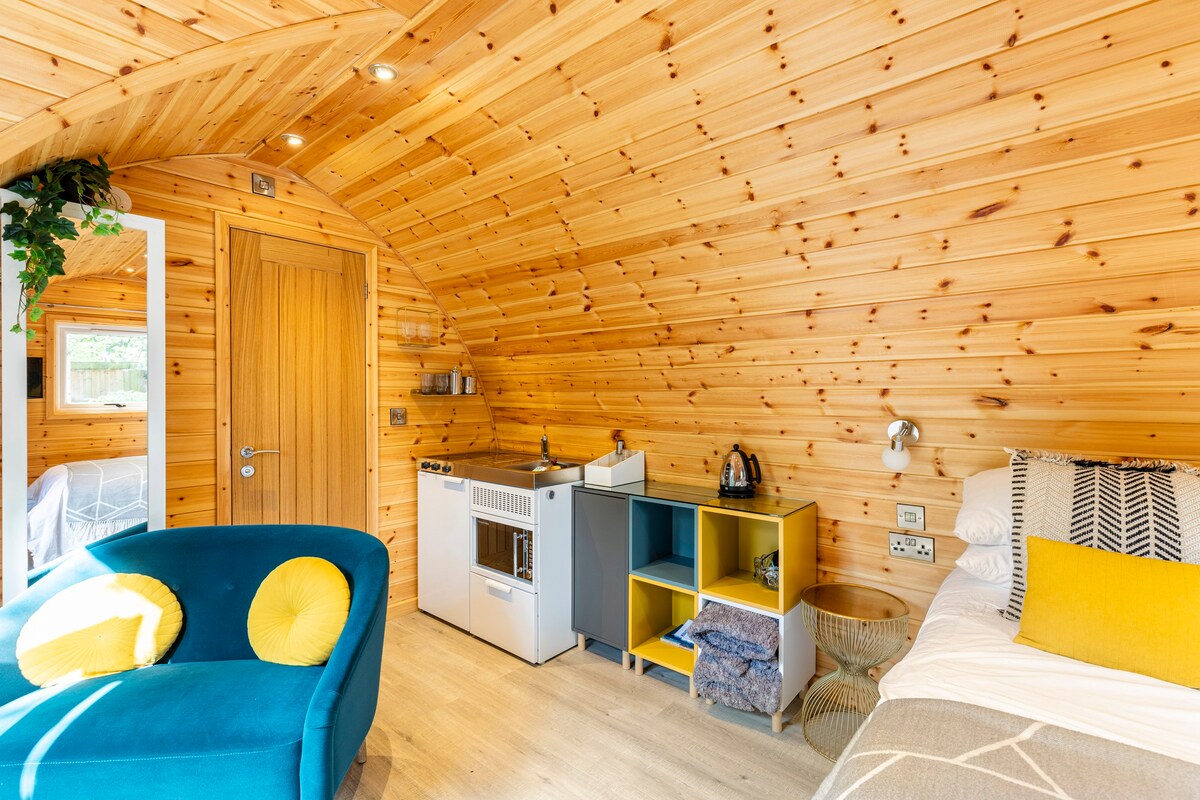 独一无二的单卧室小木屋，环境私密。